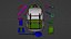Conjunto de mochila aventura