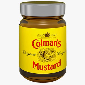 max mustard bottle colmans