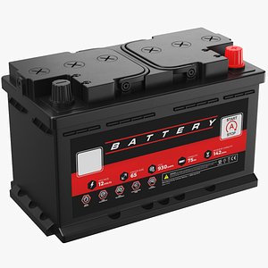 Detailed Car Battery