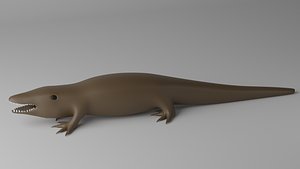 3D Cartoon Crocodile Alligator