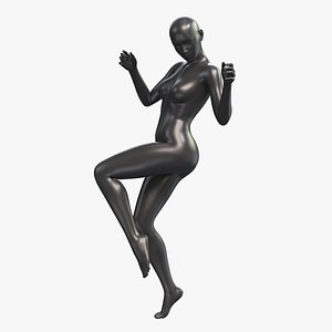 3D 3D Mannequin Female 001 Pose 23
