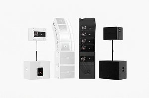 Speaker 5 Box White and Black