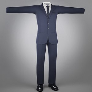 suit jean cloth 3d ma