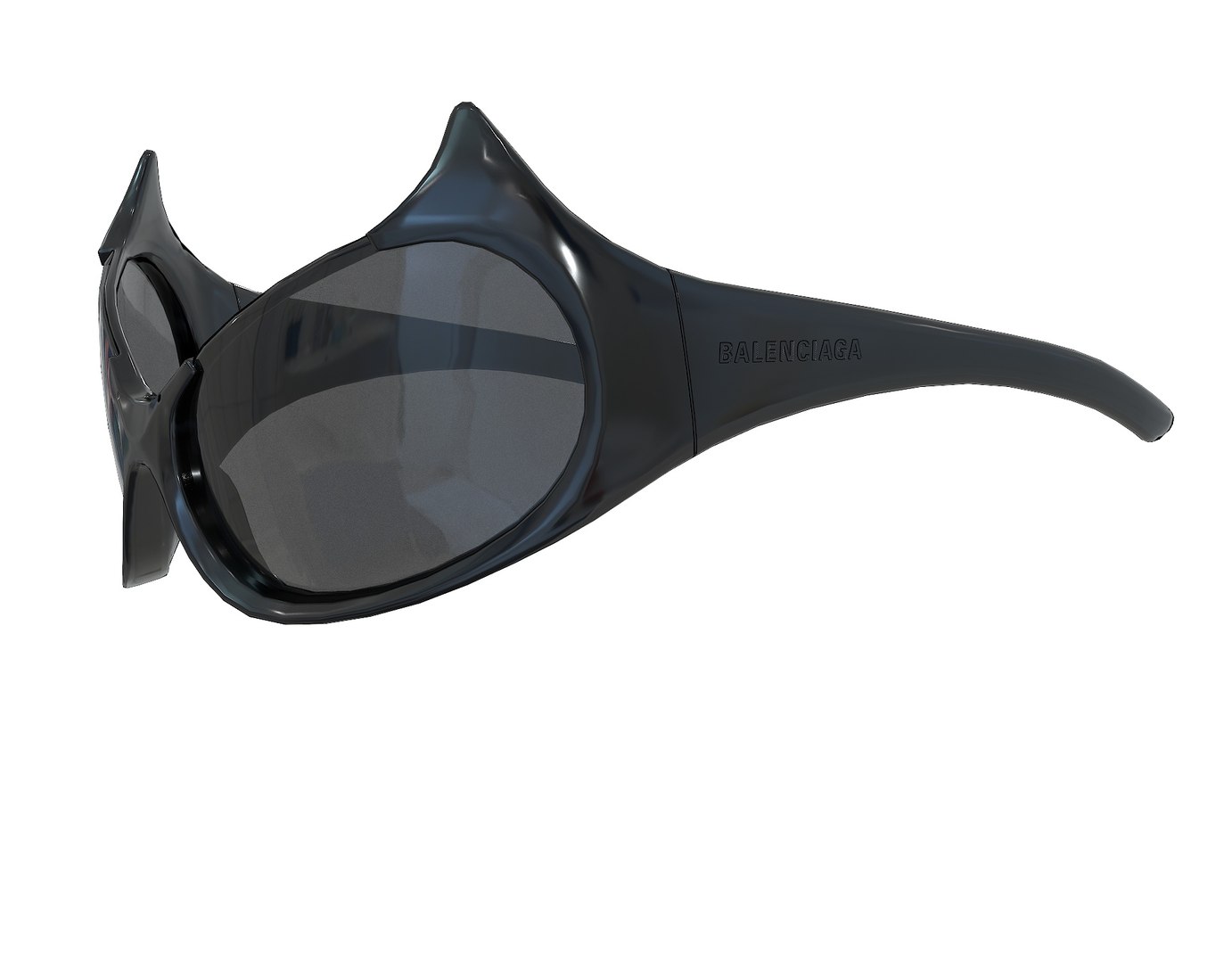 Balenciaga Gotham Cat Sunglasses model https://p.turbosquid.com/ts-thumb/Sk/RGvQis/Qx/z01_viewport_014/jpg/1702322851/1920x1080/fit_q87/bc275d2b467dc617eaf8677b8222182692821e0c/z01_viewport_014.jpg