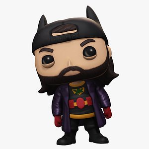 Chibi Street Hero  Pop-Inspired Poseable 3D Model