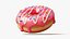 Pink Donut Stylized 3D model
