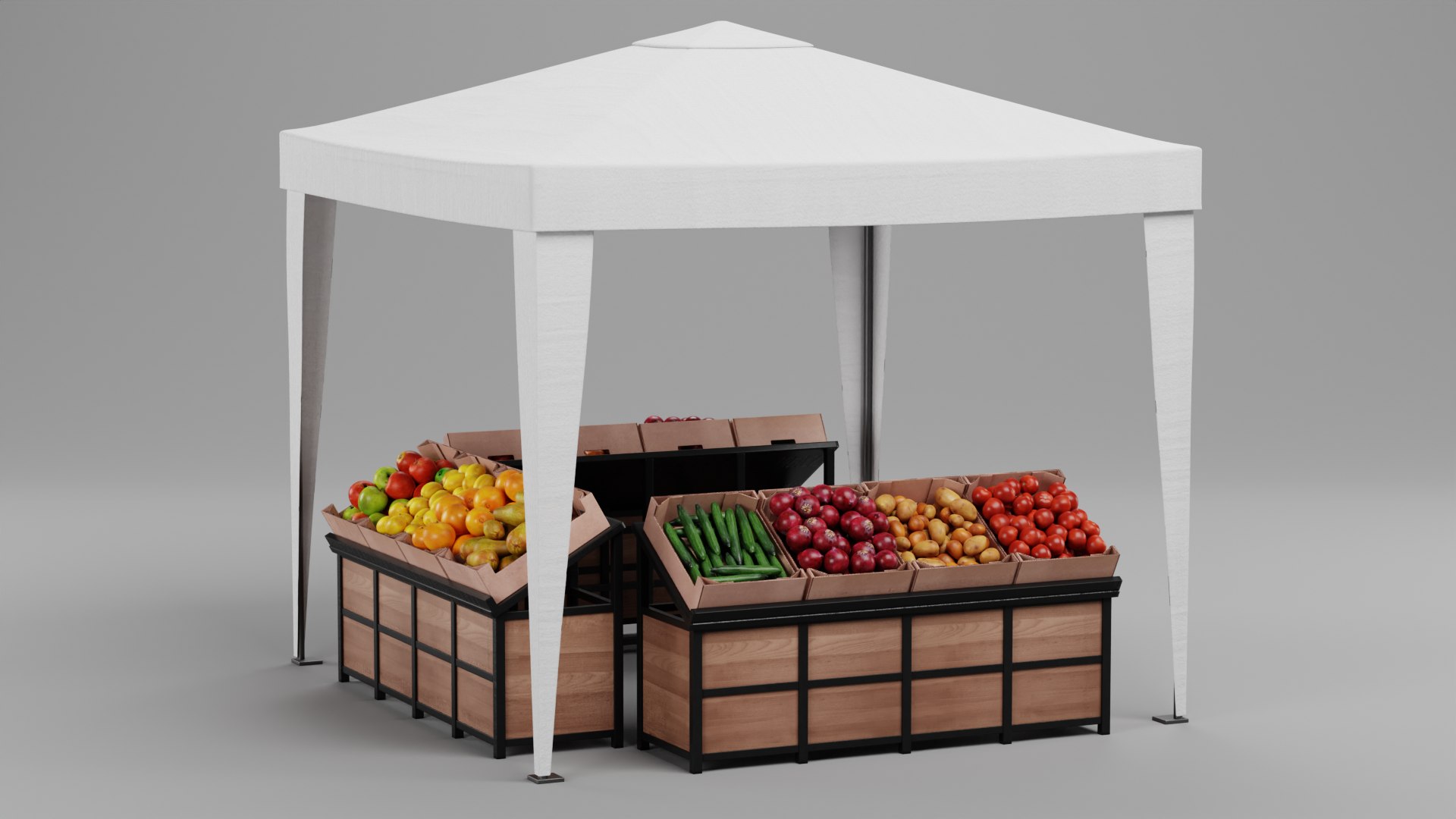 Fair Stand 01 3D - TurboSquid 2058732