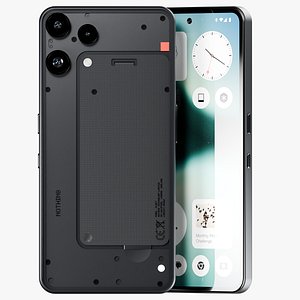 3D Nothing phone 3a lite Black model