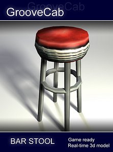 bar stool 3d model