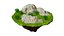 Floating Grass Island 3D model