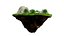 Floating Grass Island 3D model