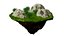 Floating Grass Island 3D model