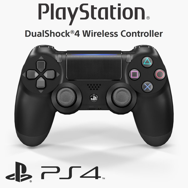 3D sony dualshock 4 wireless model