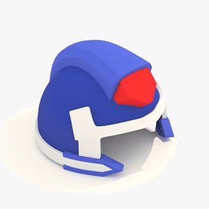 Cartoon Robot Helmet Model CRH5 3D model