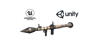 Low Poly Fabric Covered Anti Tank RPG
