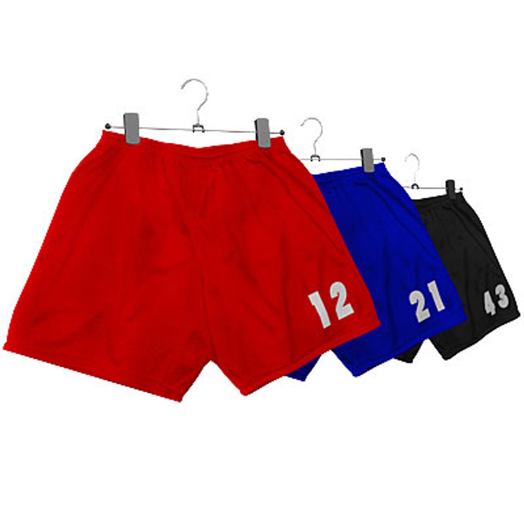 Sport Shorts Set Clothes 3d Max