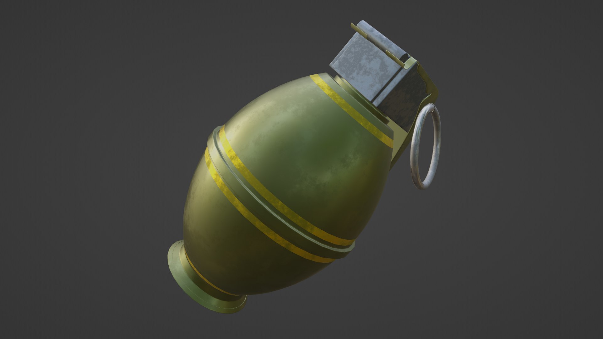 3D M26 Grenade model - TurboSquid 1838486