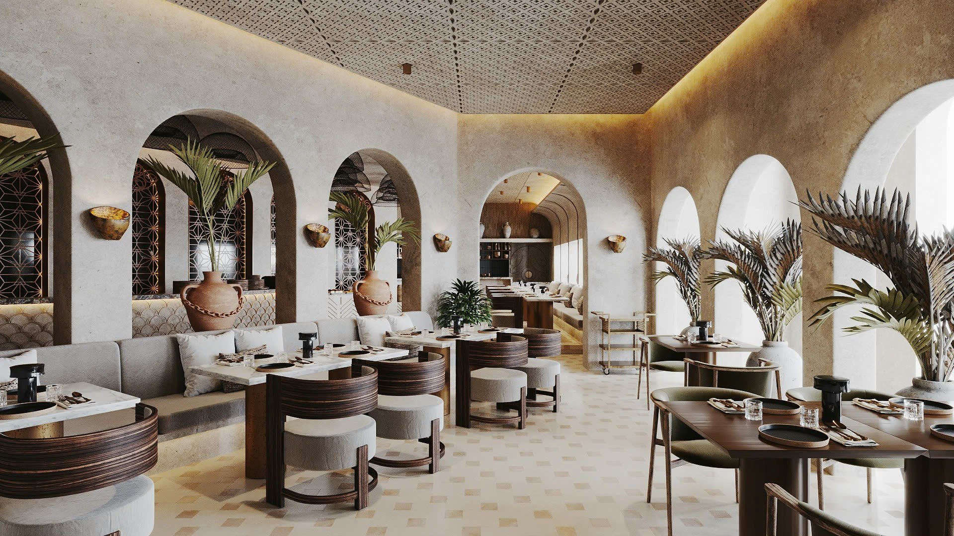 Restaurant Design 01 For 3DMax 3D Model - TurboSquid 2267713