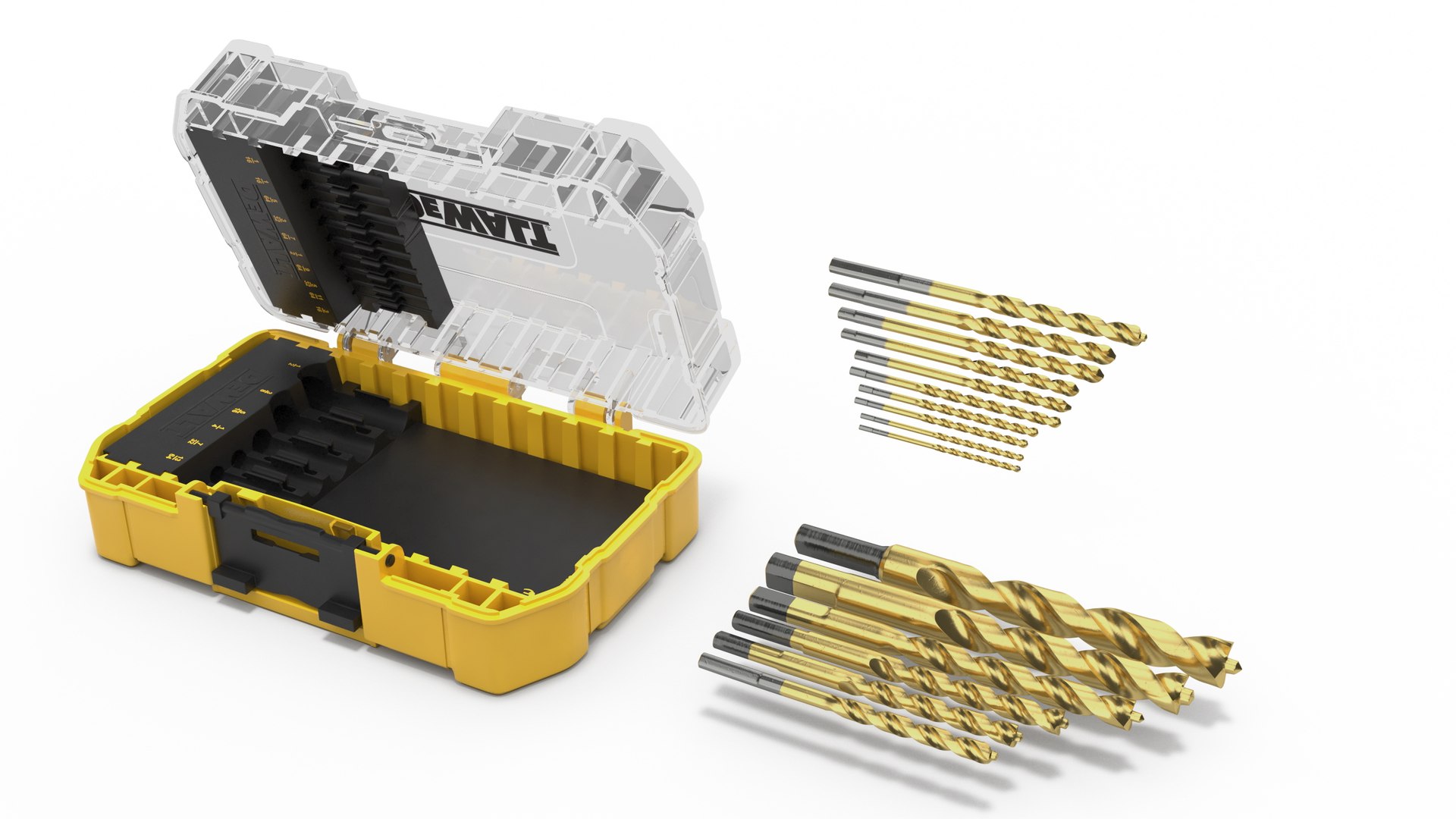 DeWalt Titanium Nitride Coated Drill Bit Set with Case 3D model https://p.turbosquid.com/ts-thumb/Sk/ugzYTG/Vq/dewalttitaniumnitridecoateddrillbitsetwithcase3dsmodel014/jpg/1685308869/1920x1080/fit_q87/83c6044ab58f34aaef216bc44b4891ff4422fe4b/dewalttitaniumnitridecoateddrillbitsetwithcase3dsmodel014.jpg