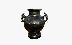 Ancient iron Vase