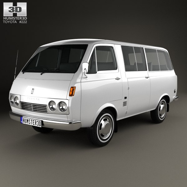 3D Toyota Hiace Passenger Van 1967 TurboSquid 1170744