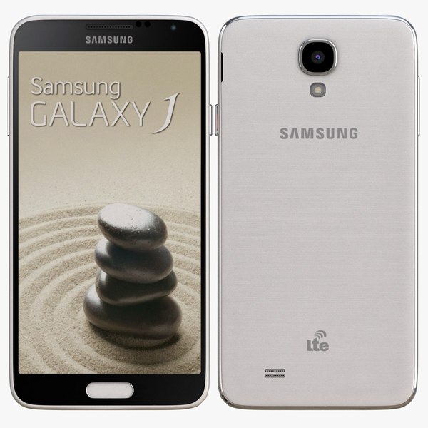 3d samsung galaxy j white model