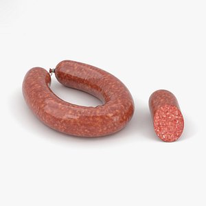 sausage meat food 3D model