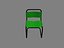 3d model table chair