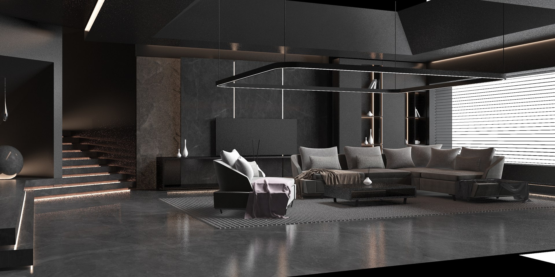 3D Modern Living Room Model - TurboSquid 2166118