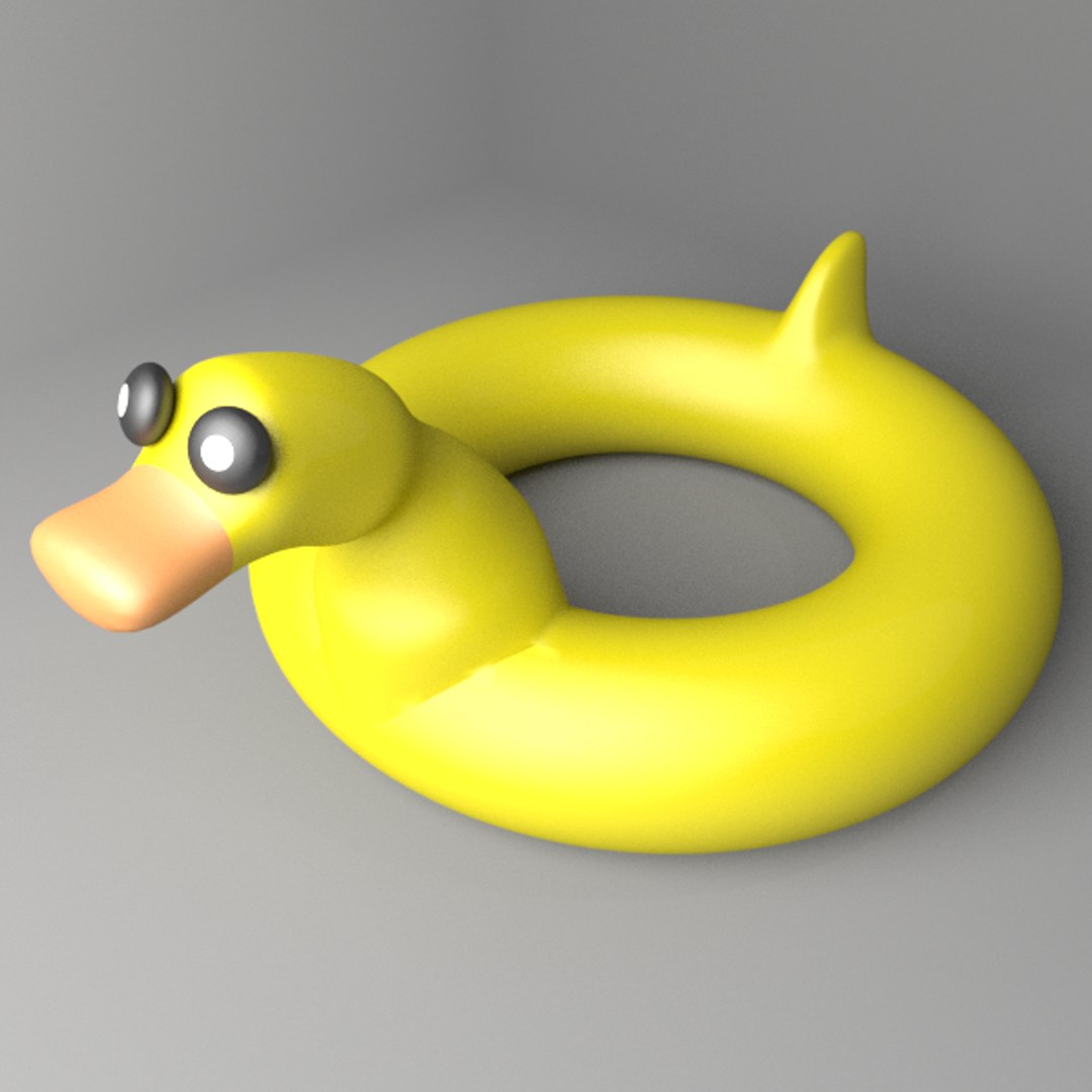 3D duck swim ring model - TurboSquid 1577153