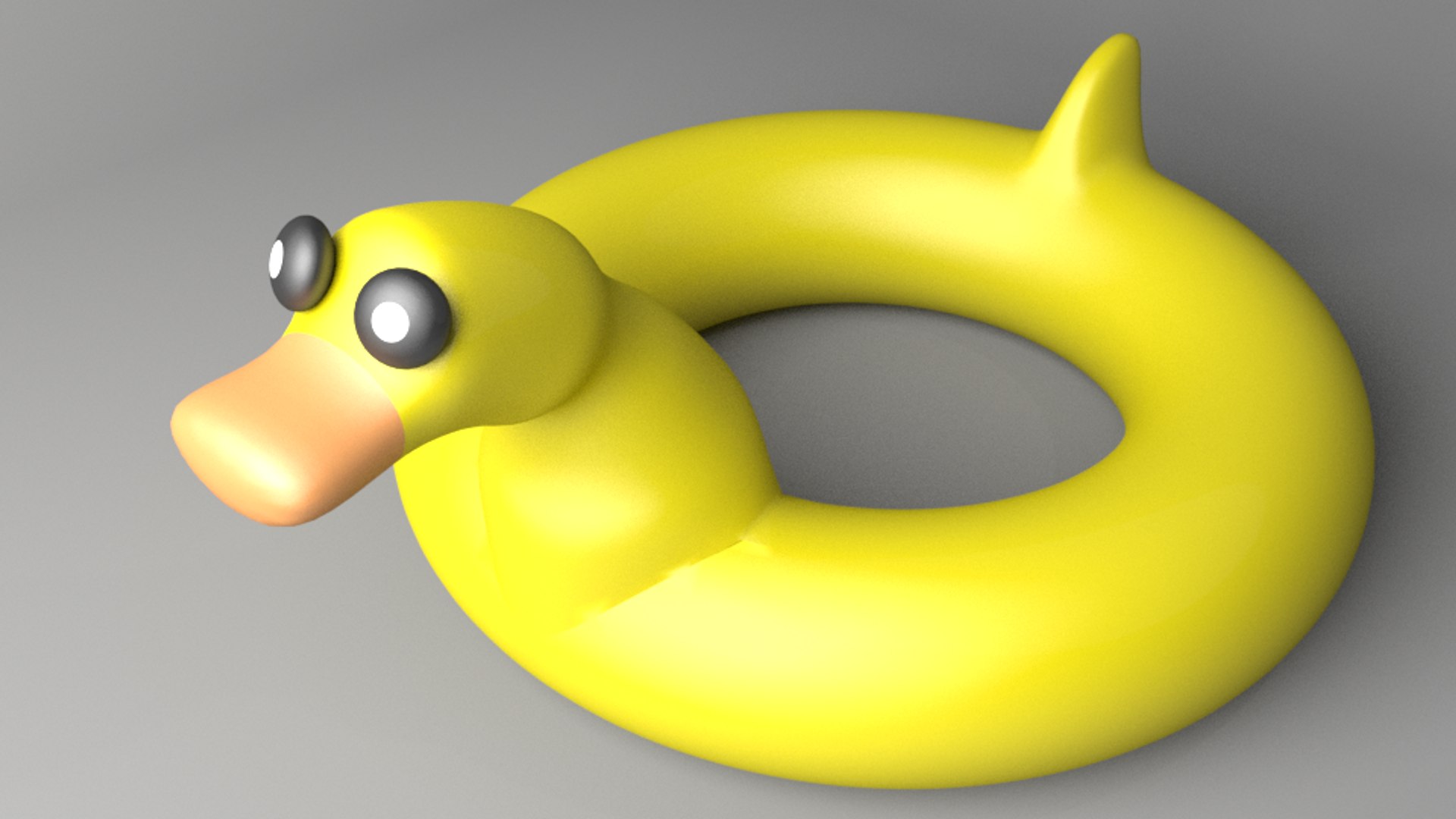 3D Duck Swim Ring Model - TurboSquid 1577153