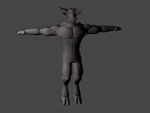 Minotaur T pose - Download Free 3D model by matisosanimation  (@matisosanimation) [040b9d3]