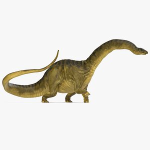 apatosaurus dinosaur walking pose 3d max