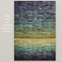 Set of modern paintings