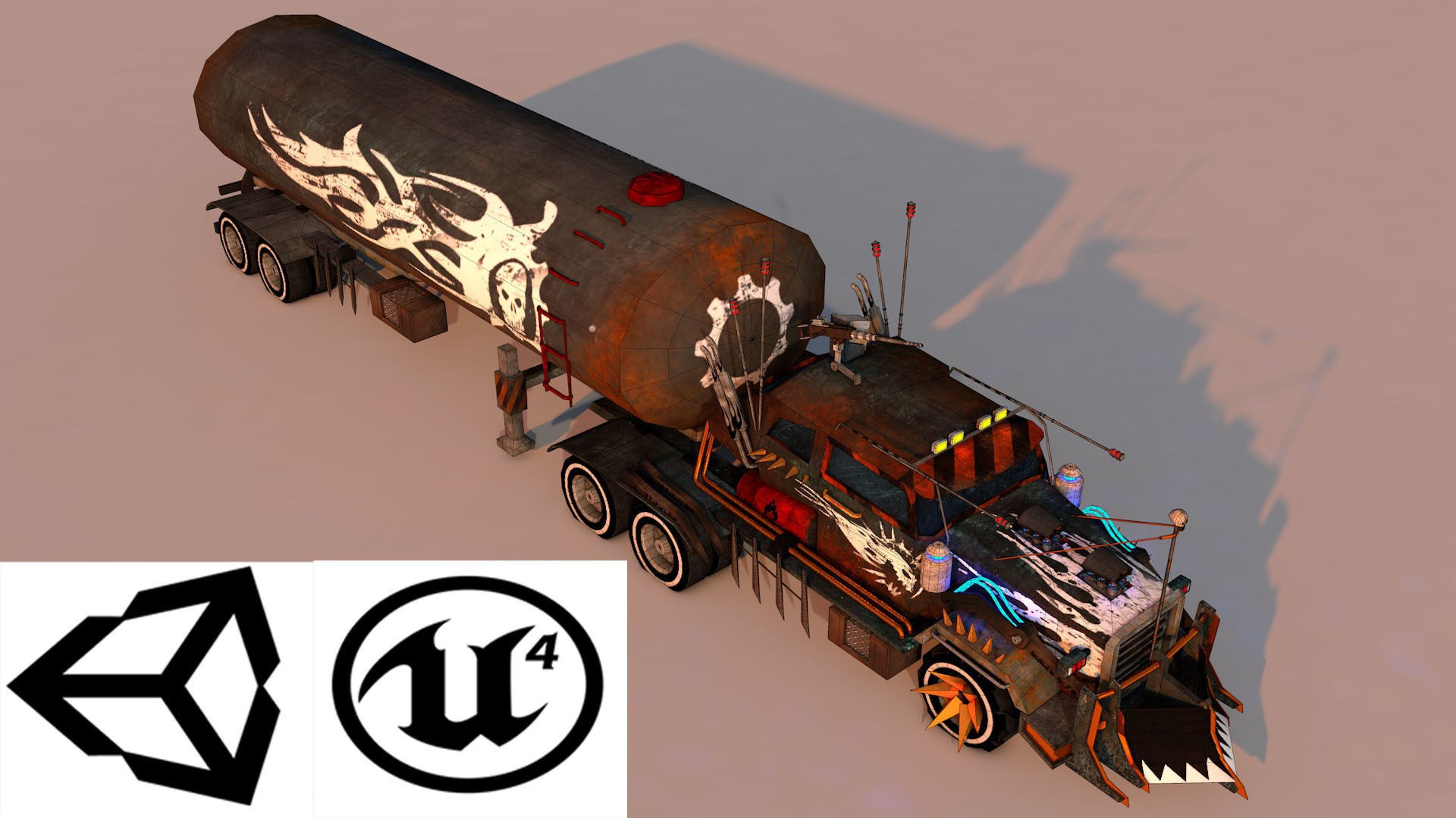 3D battle car package model https://p.turbosquid.com/ts-thumb/Sl/GCgkFb/HRJQUWwA/battletruck3dmodellowpolyobj3dsfbxc4dstl1/jpg/1522059439/1920x1080/fit_q87/ae8666ce64a96e5a13f930daa7d2ce7dc4c2153a/battletruck3dmodellowpolyobj3dsfbxc4dstl1.jpg