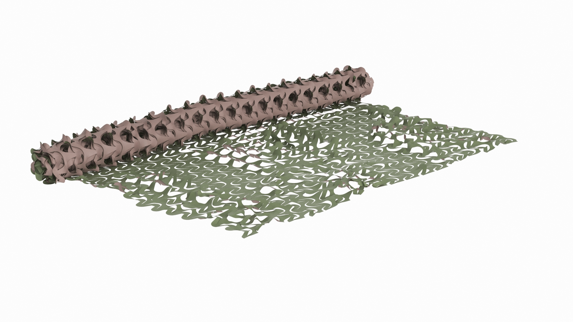 3D Camouflage Netting Military Equipment Rolled Olive Green ...