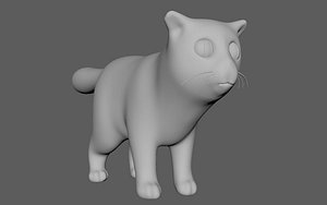 3D cat