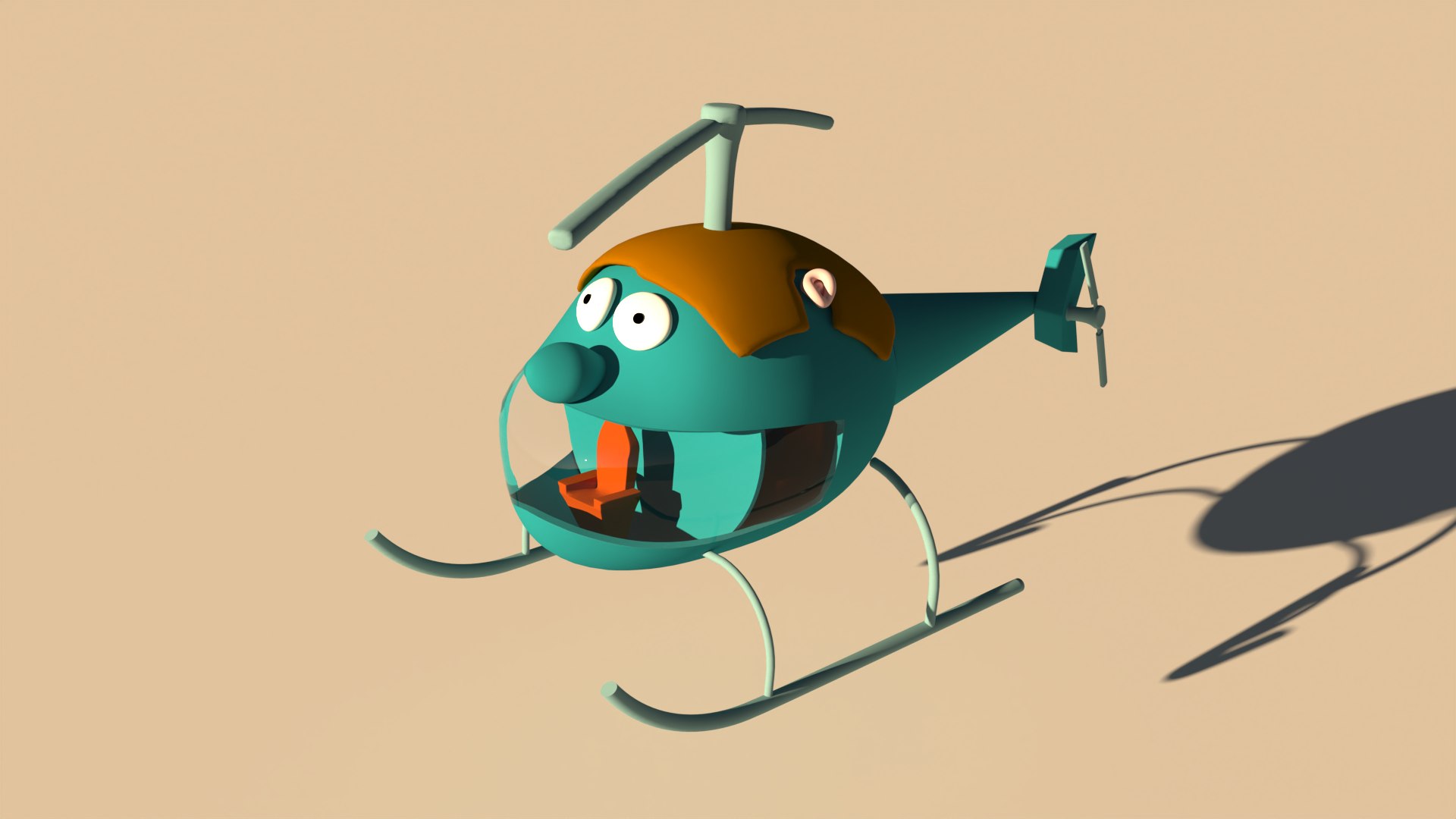 3D Family Guy Petercopter1 - TurboSquid 2410705