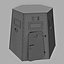 Bunker Pillbox Modern Gepanzertes Metall