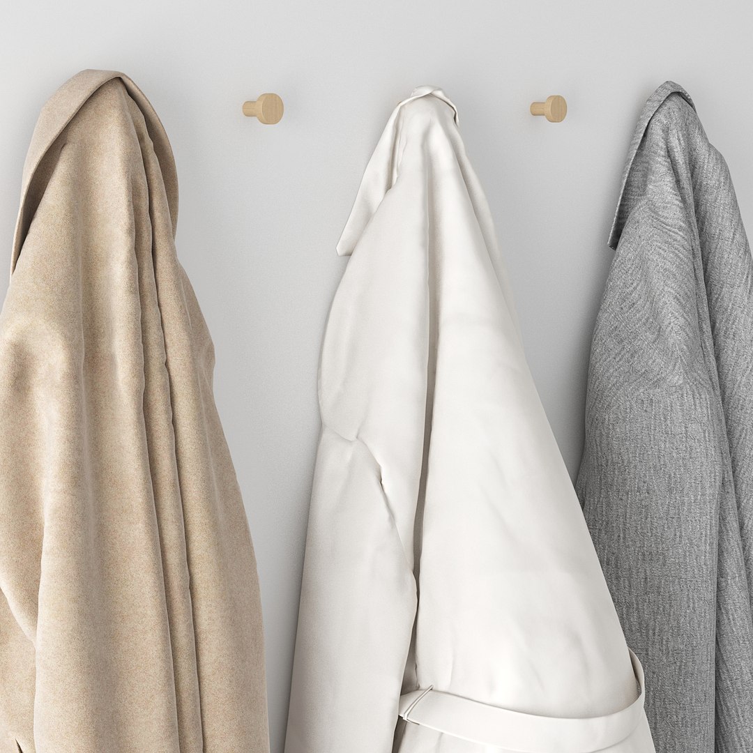 3D Outerwear and cap on hooks Set 01 https://p.turbosquid.com/ts-thumb/Sl/Lwp7BC/dy/preview09/jpg/1706971997/1920x1080/fit_q87/b8d9ba2ae78285fa1665830f7d7c4d135aeb3774/preview09.jpg
