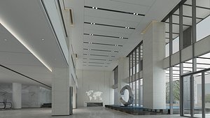 Modern Hall 48 3D model