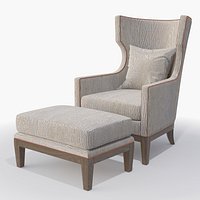 IRONIES - Tule Chair and Ottoman