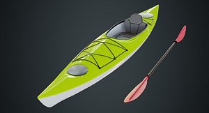 3D kayak 2 model