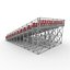 Bleachers 30 3D model