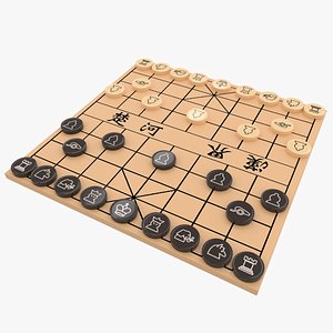 chinese chess board xiangqi model