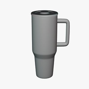 3D Basic Tumbler Cup - Geometry Only No Textures No Materials