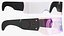 LED Cyberpunk Glasses Violet 3D model