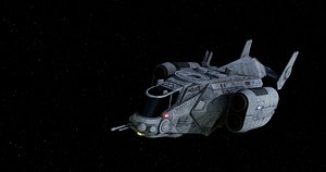 Sci-fi Ship 3D