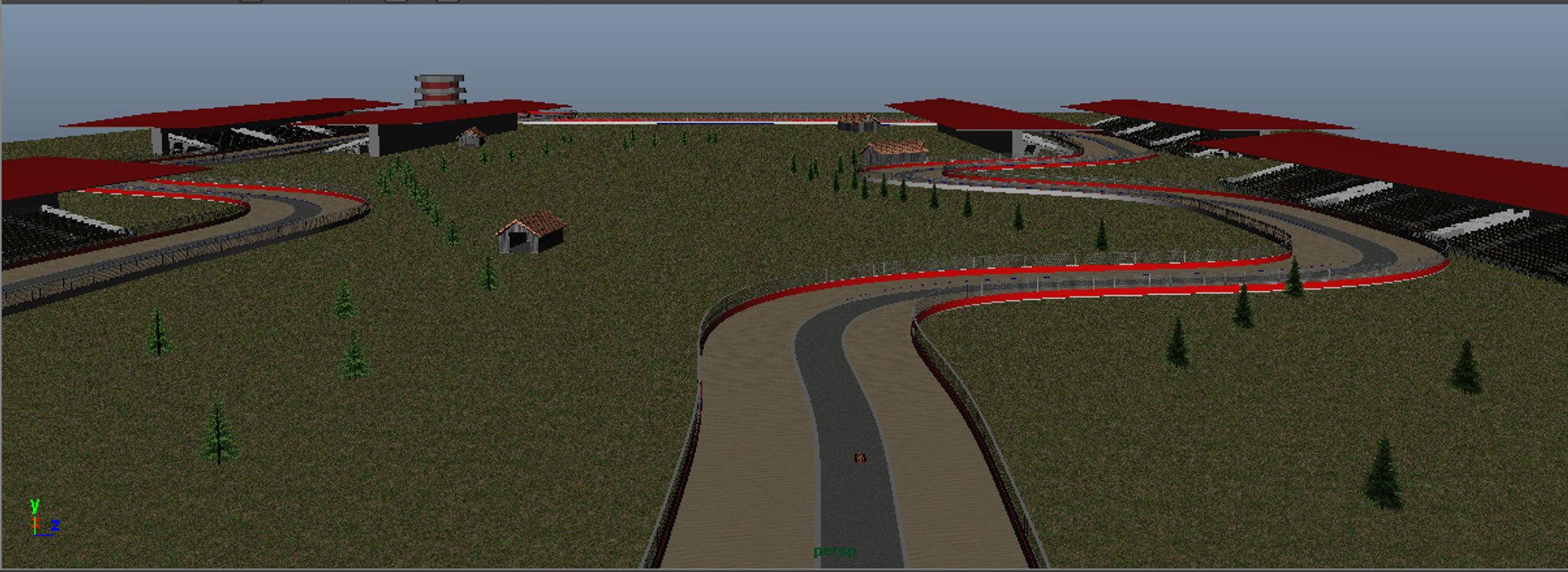 Racing Track 3D Model - TurboSquid 1400989