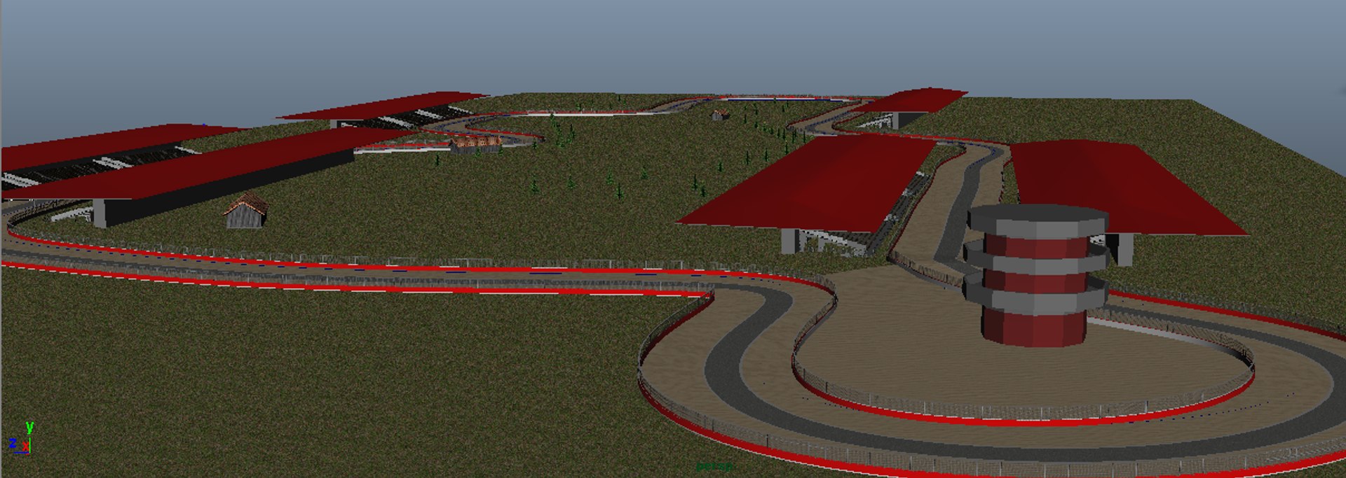 Racing Track 3D Model - TurboSquid 1400989